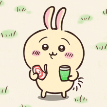 Usagi with Lollipop